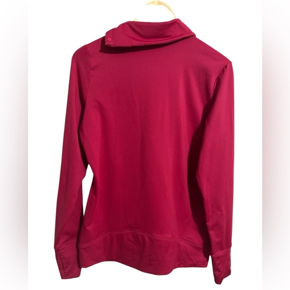 Nike Golf Performance Crimson Pullover with Button Detail Thumbhole Size Large - Picture 7 of 12
